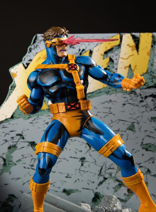 McFarlane Toys - Marvel Cyclops 1:10th Scale Collectible with Scene (X-Men #1) - Image 2